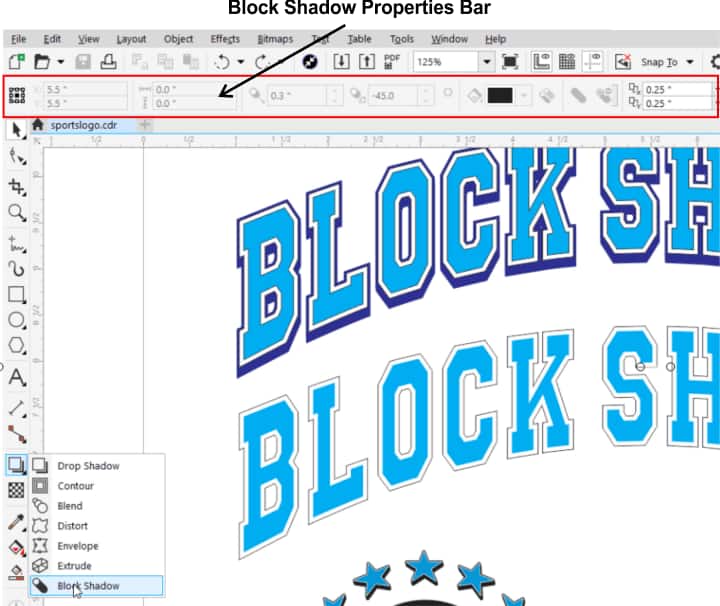 Adding Depth with the Block Shadow Tool Corel Discovery Center
