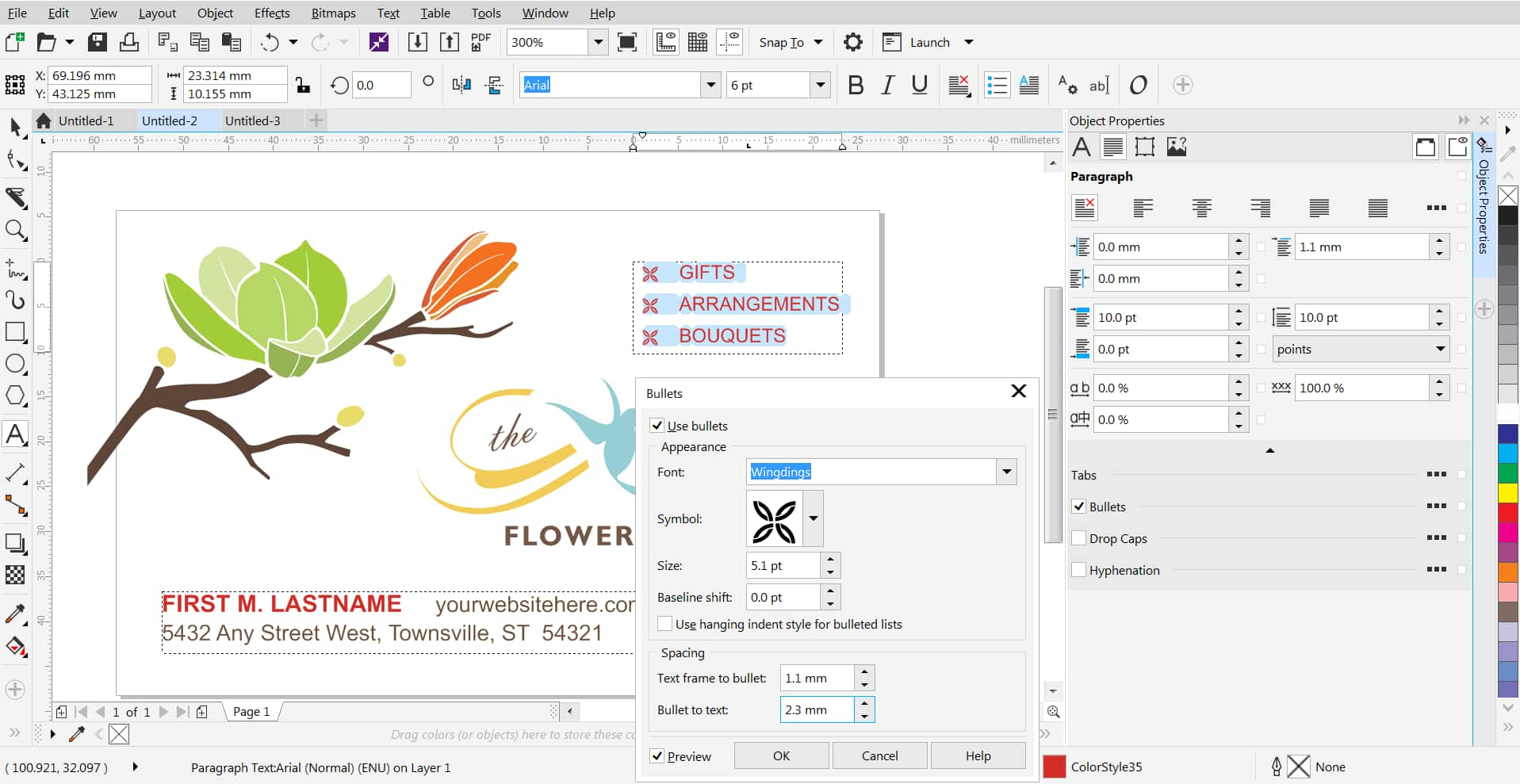 Customizing Bullets - Corel Discovery Center