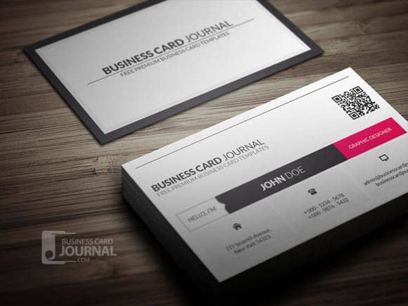 Business Card with QR