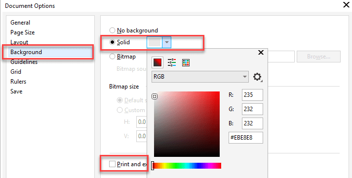 Setup Corel CorelDRAW new document setup - Corel Discovery Center