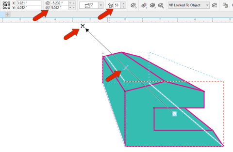 Extrude tool в coreldraw где найти