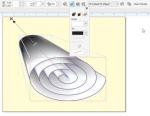 Extrude tool в coreldraw где найти