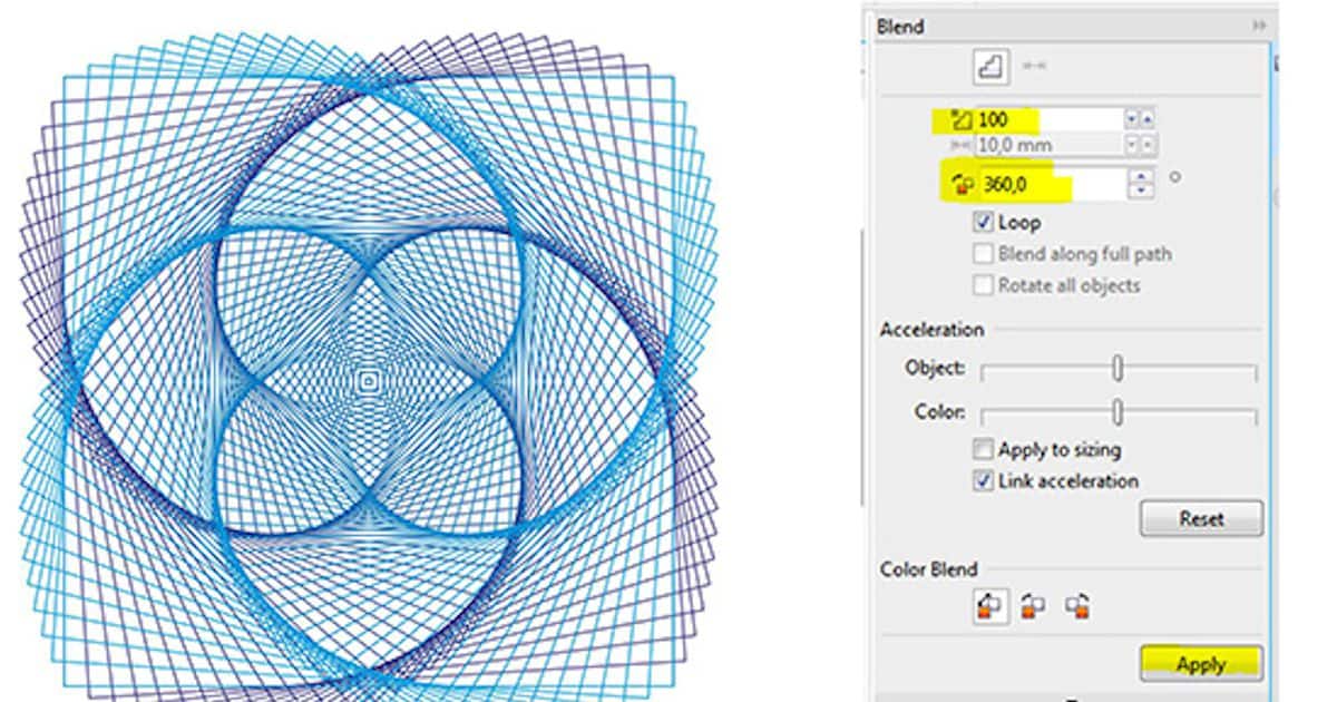 blending objects - Illustrator Blend Tool even size differences