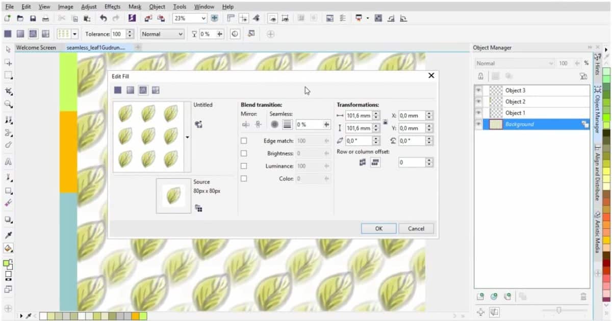 Design a seamless pattern in Corel Vector - Corel Discovery Center