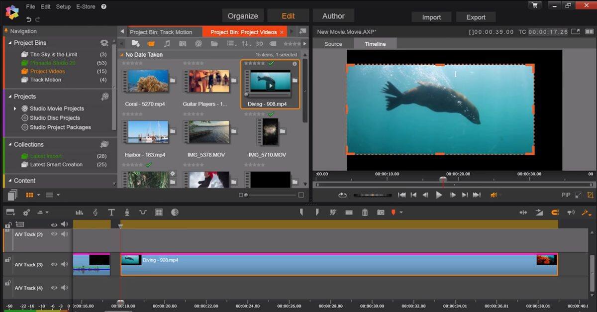 Cropping and resizing video clips Corel Discovery Center