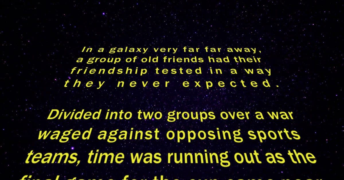 how to make star wars intro text