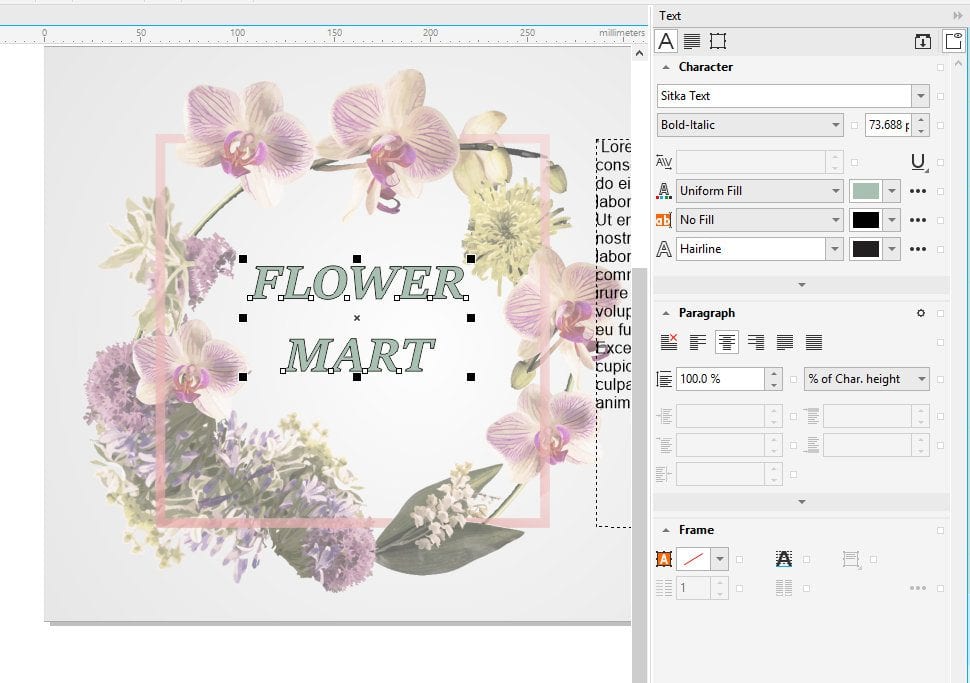 Overview of the Text tool - Corel Discovery Center