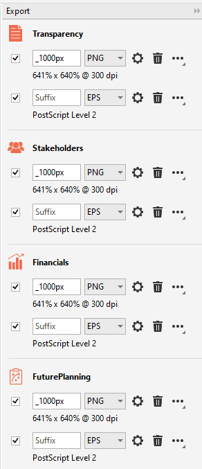 How to export multiple assets at the same time - Corel Discovery Center