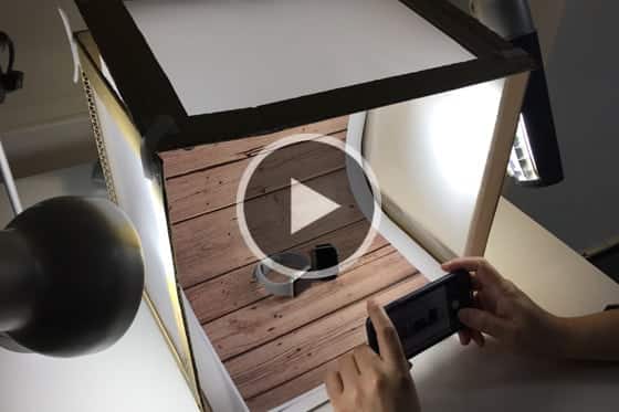 DIY Lightbox for product photography