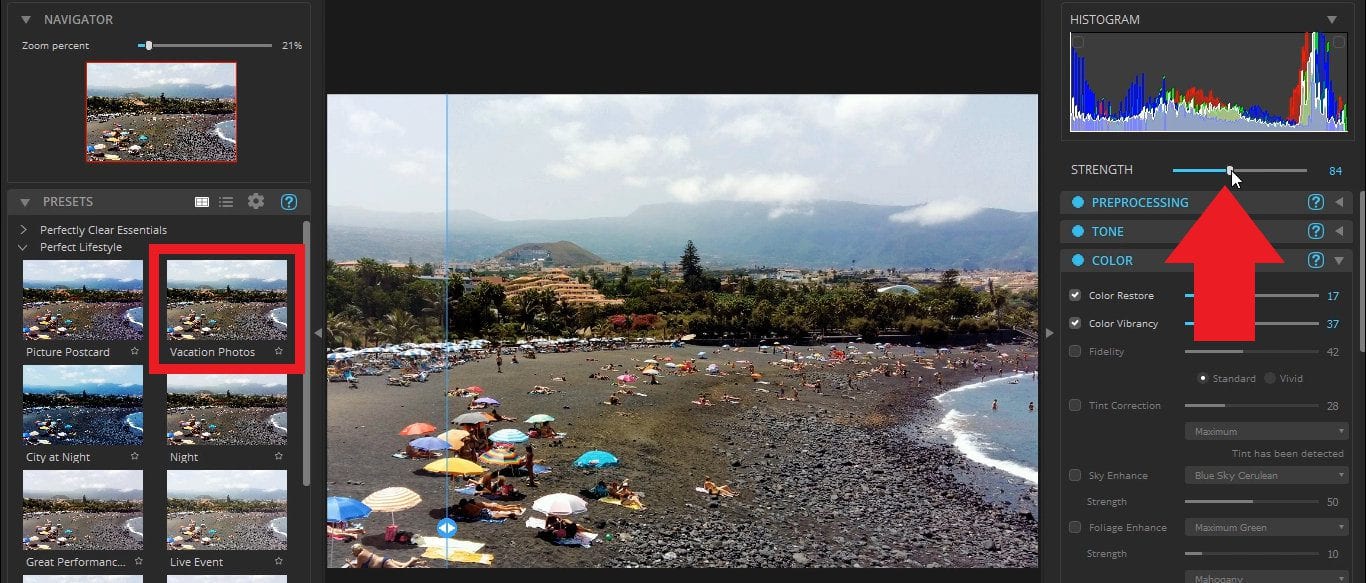 How to Use Perfectly Clear Corel Discovery Center