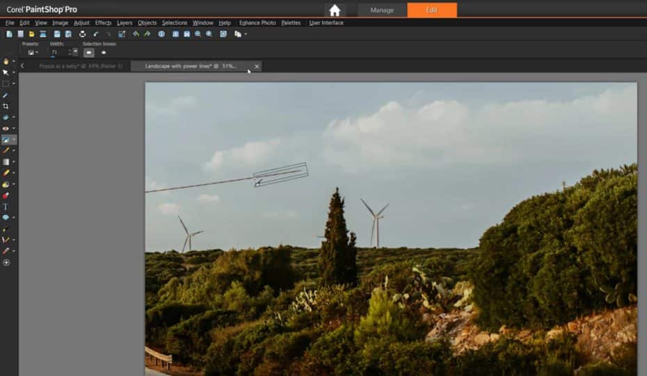 How to use the Scratch Remover tool in Pro Corel Discovery Center