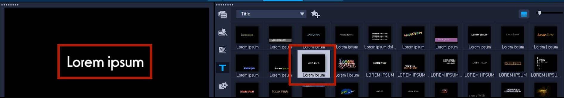 Creating basic titles - Corel Discovery Center