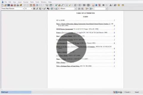 Wordperfect Table WordPerfect Office Tutorials - Corel Discovery Center
