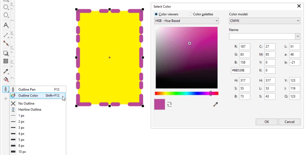 The Outline Pen tool in CorelDRAW Corel Discovery Center
