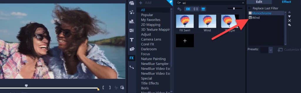 How to add video effects and filters - Corel Discovery Center