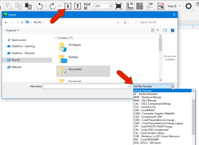 The Standard Toolbar in CorelDRAW Corel Discovery Center